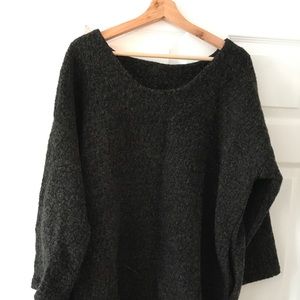 Meg Brooklyn green knit oversized sweater